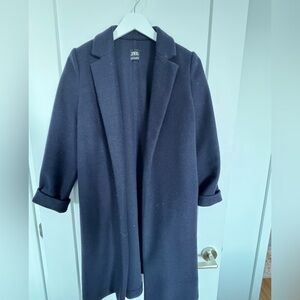 Zara Women's Dark Navy light weight Coat